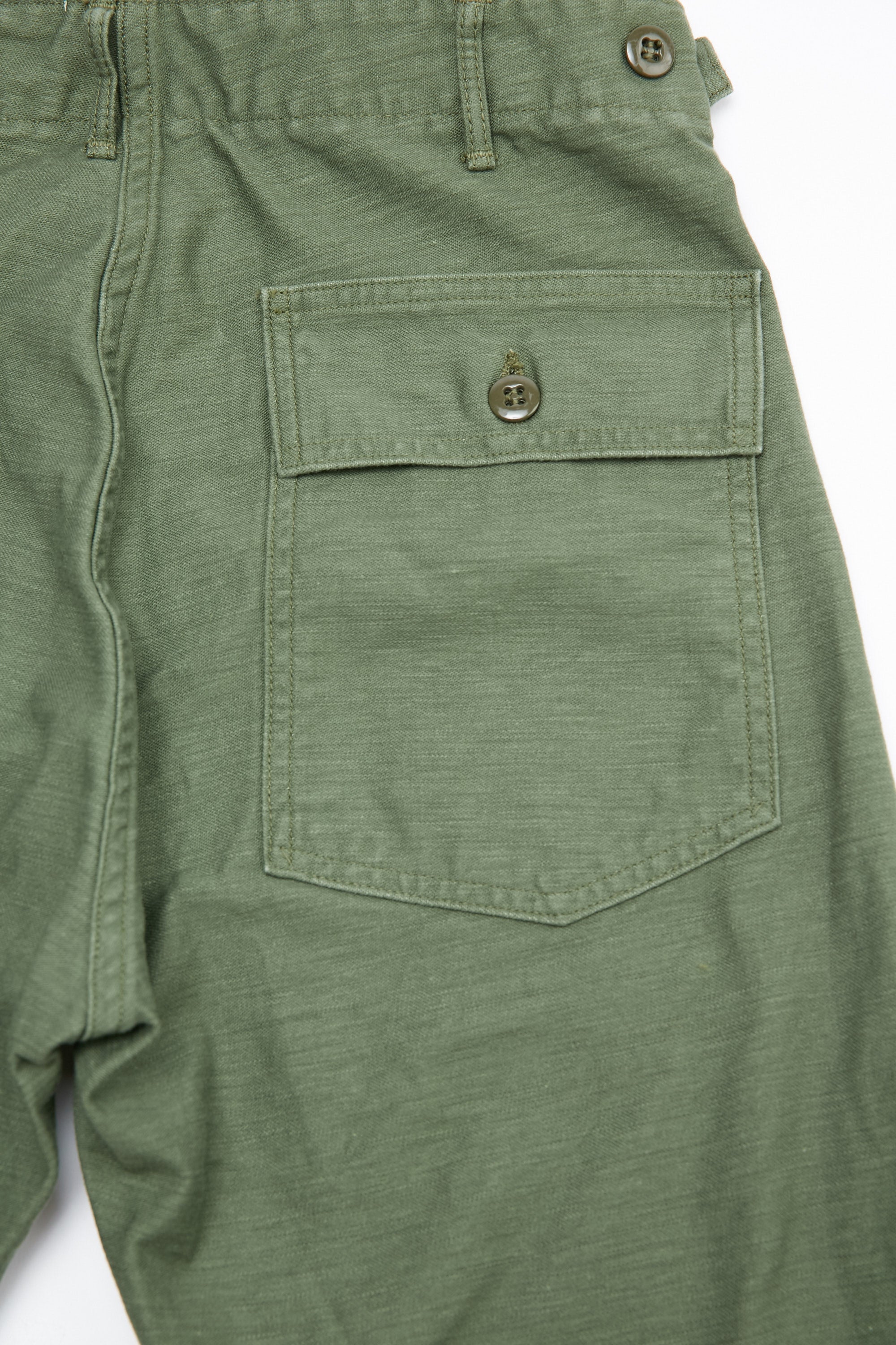 OrSlow Slim Fit Fatigue Pants - Olive - Totem Brand Co.