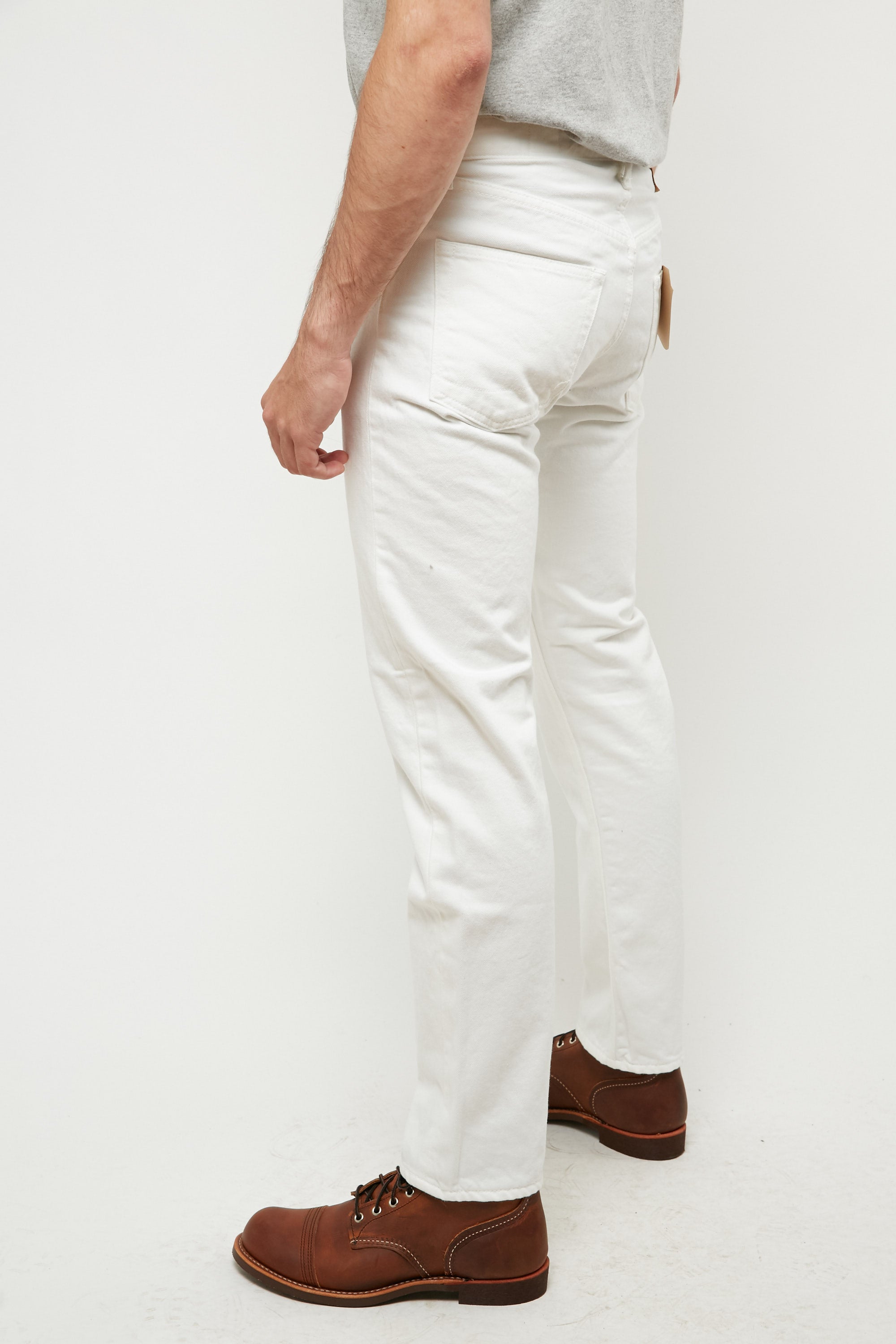 orSlow 107 Ivy Fit Slim Jean - White - Totem Brand Co.