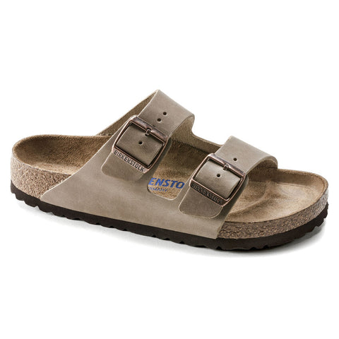 Birkenstock Arizona Oiled Leather Soft Footbed - Tobacco Brown