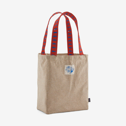 Patagonia Recycled Market Tote Water People Banner: Classic Tan